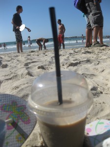 Ice Coffe sur plage