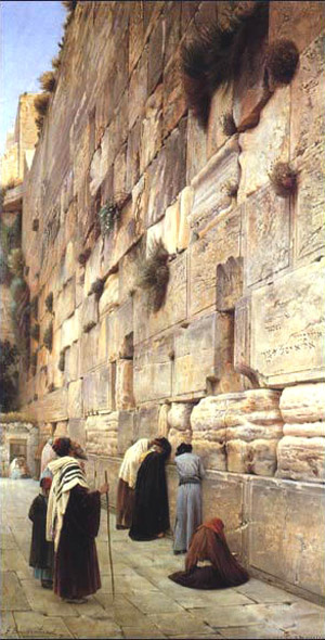 5 magnifiques peintures du Mur des Lamentations