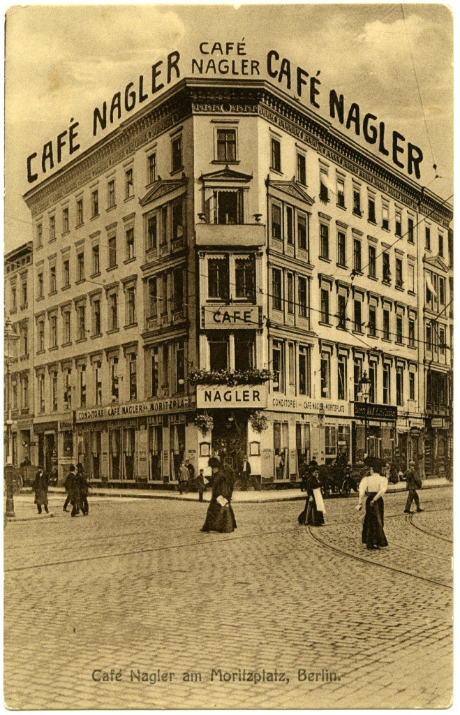 Image d'époque du Café Nagler à Berlin