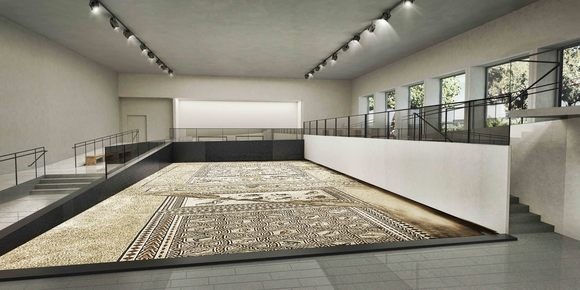 Le futur centre archéologique de la mosaïque de Lod