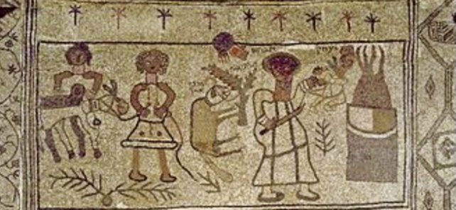Le sacrifice d’Isaac dans la mosaïque de Beth-Alpha